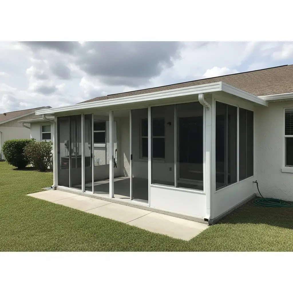 lanai screen repair on residential patio enclosure in Lakeland, FL